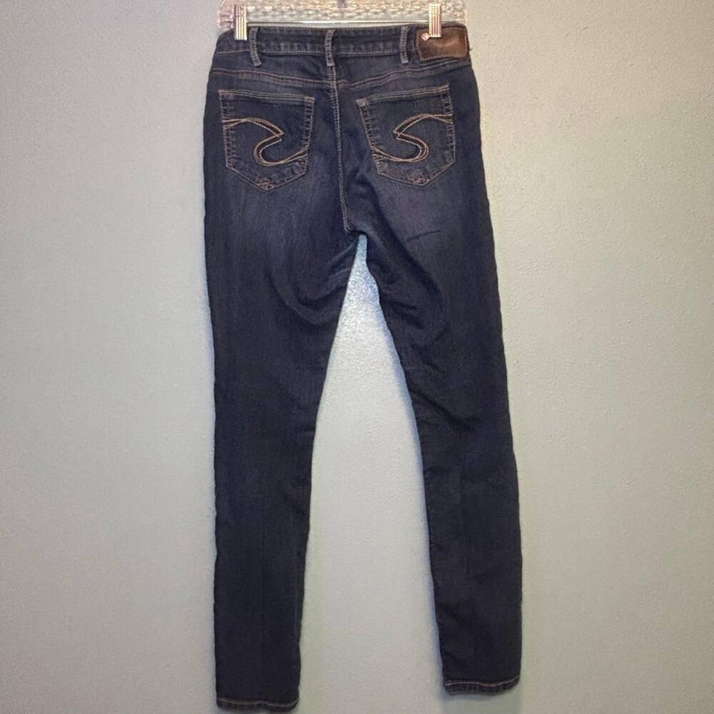Women's Silver Jeans Co. Suki Blue Denim Jeggings Size 30 - Picture 8 of 8